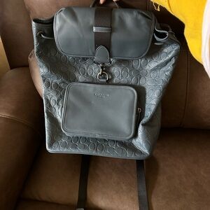 Coach navy blue Sullivan Backpack